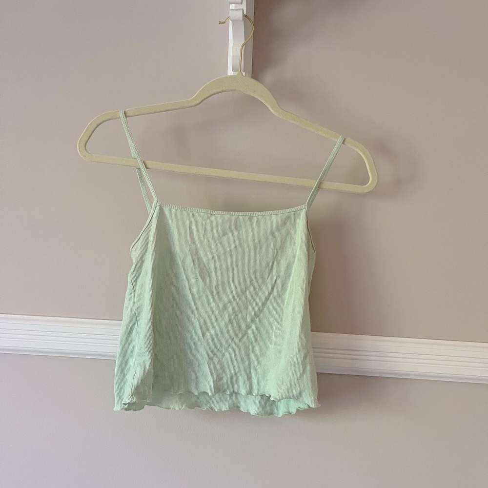 H&M mint green tank